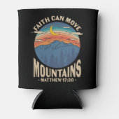 信仰は山のクリスチャンを動かすことができる 缶クーラー (正面)