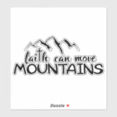 信仰は山のステッカー、デカールを移動できる。 シール (シート)