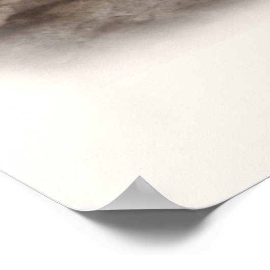 信仰は山のロッキーの風景を移動絵画可能 ポスター (角)