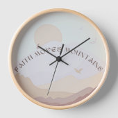 信仰は山の壁時計を移動 壁時計 (正面)