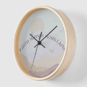 信仰は山の壁時計を移動 壁時計 (傾斜)