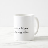 信仰は山をも動かす キリスト教 コーヒーマグ コーヒーマグカップ (正面右)