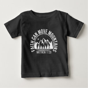 信仰は山をも動かす ベビーTシャツ