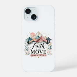 信仰は山をも動かす iPhoneケース iPhone 15ケース