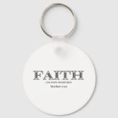 信仰は山を動かすことができるマタイ17 キーホルダー (正面)