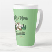 信仰は山を動かす カフェラテマグ (右アングル)