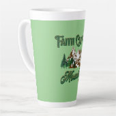 信仰は山を動かす カフェラテマグ (左アングル)