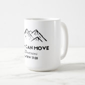 信仰は山を動かす コーヒーマグカップ (正面右)