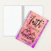 信仰は山を動かす ノートブック (内側)