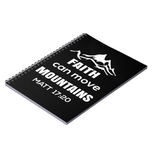 信仰は山を動かす ノートブック (左側)