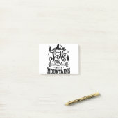 信仰は山を動かす ポストイット (デスク上)