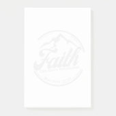 信仰は山を動かす ポストイット (正面)