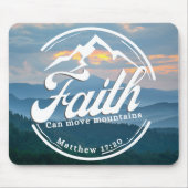信仰は山を動かす マウスパッド (正面)