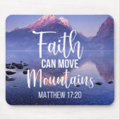 信仰は山を動かす マウスパッド (正面)