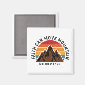 信仰は山を動かす マグネット (正面/裏面)
