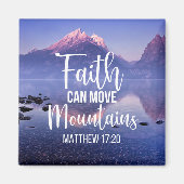 信仰は山を動かす マグネット (正面)