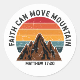 信仰は山を動かす ラウンドシール