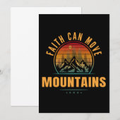 信仰は山を動かす 招待状 (正面/裏面)