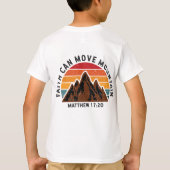 信仰は山を動かす Tシャツ (裏面)