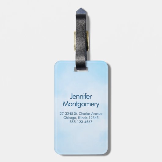 信仰は山を移動することができるキリスト教聖書的引用文 ラゲッジタグ (裏面縦)