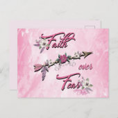 信仰は恐れに勝る ポストカード (正面/裏面)