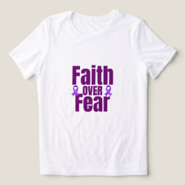 信仰は恐れに勝る -  inspirational クリスチャン 服 トライブレンドＴシャツ