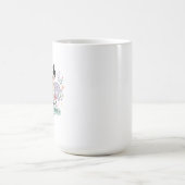 信仰は恐怖に勝つ フィリピの信徒への手紙 4:13 コーヒーマグ コーヒーマグカップ (中央)