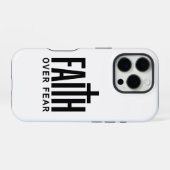 信仰は恐怖に勝つ iPhoneケース (裏面横)