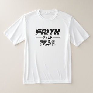 信仰は恐怖に勝つ MotoMort Tシャツ