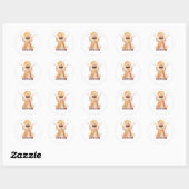 信仰は恐怖に勝る イエス キリスト Tシャツ ラウンドシール (シート)