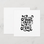 信仰は恐怖に勝る 招待状 (正面/裏面)