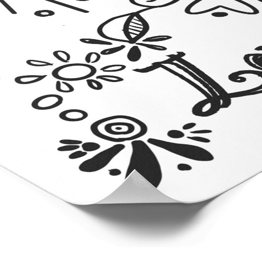 信仰は愛と大人の色感動的付を願う ポスター (角)