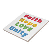 信仰は愛の統一を願う タイル (側面)