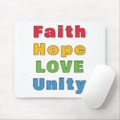 信仰は愛の統一を願う マウスパッド (マウス)