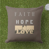 信仰は愛を願う アウトドアクッション (芝生)