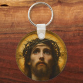 信仰は愛を願う | イエスキリスト・クリスチャン・ギフト キーホルダー (正面)