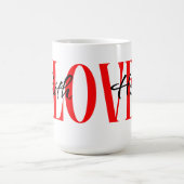 信仰は愛を願う コーヒーマグカップ (中央)