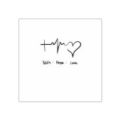 信仰は愛を願う ラバースタンプ (インプリント)