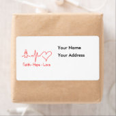 信仰は愛を願う ラベル (インサイチュ)