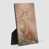 信仰は慈善と花を願う フォトプラーク (側面)