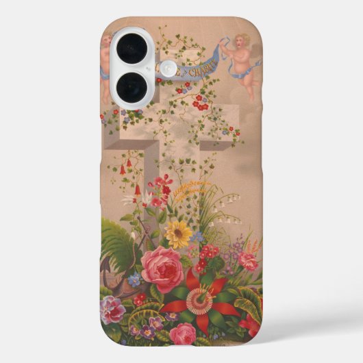 信仰は慈善と花を願う Case-Mate iPhoneケース (裏面)