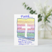 信仰は望まれる物の実体であり… ポストカード (スタンド正面)