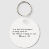 信仰は望む物の実体である キーホルダー (正面)