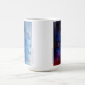 「信仰は歌う鳥だ…」、マグ コーヒーマグカップ (中央)