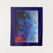 「信仰は歌う鳥」タペストリー タペストリー (正面)