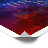 "信仰は歌う鳥",プリント, 12"x16" ポスター (角)