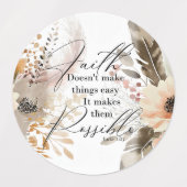 信仰は物にステッカーを付ける ラベル (デザイン2)