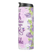 信仰は物事を可能な蝶にする タンブラー (回転右)