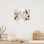 信仰は物事を可能にする ポスター (キッチン)