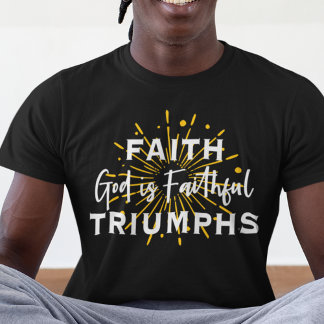 信仰は神を信じて闇を信ず Tシャツ